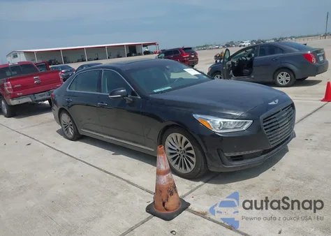 2018 Genesis G90 3.3T Premium из США, поврежденный, VIN KMHG34JA5JU047146